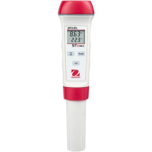 OHAUS ST20M-C Kalem Tip pH / İletkenlik / Tuzluluk Ölçer0.0 – 99.0 °C;0.00 – 14 pH;0.00 – 19.99 ms/cm;0.0 – 10.0ppt