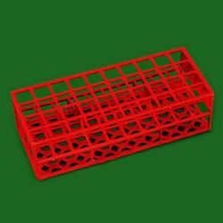 LP Italiana L188011 Tüp Sporu, Ekonomik, Kare Delikli, Plastik PS, 17 mm, 60 Delikli, Kırmızı Ambalaj Miktarı: 1 Ad.