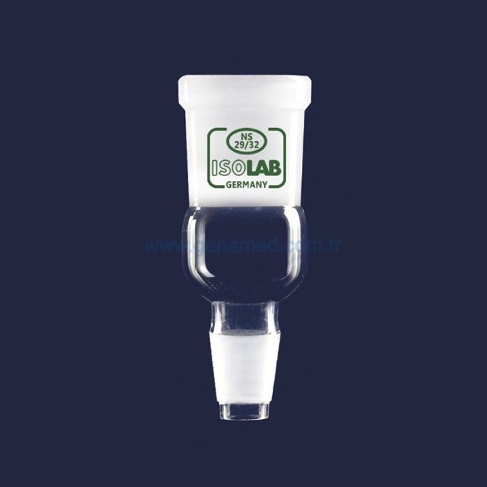 ISOLAB 064.11.012 adaptör - genişletme amaçlı - dişi şilif : NS45/40 - erkek şilif : NS29/32    1 adet = 1 adet