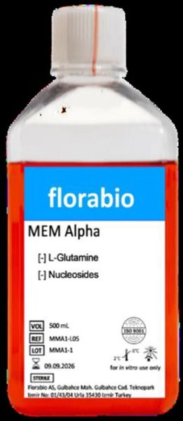 MEM Alpha without L-Glutamine , with nucleosides Liquid 0.5 L