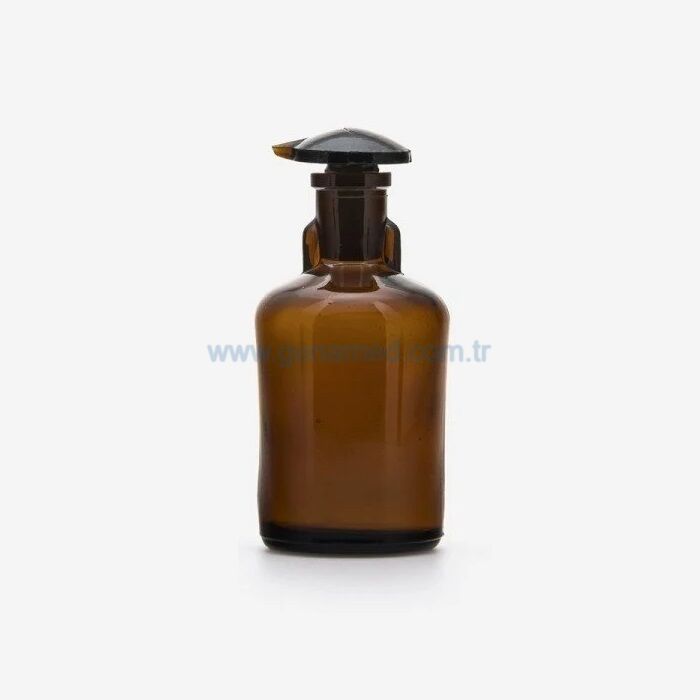 ISOLAB 062.03.100 şişe - damlatma - cam - amber - 100 ml    1 adet = 1 adet