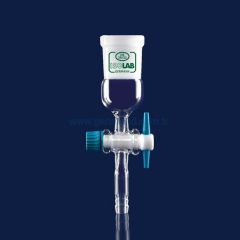 ISOLAB 065.28.014 adaptör - düz - musluklu - çap 8 mm - dişi şilif : NS 14/23    1 adet = 1 adet