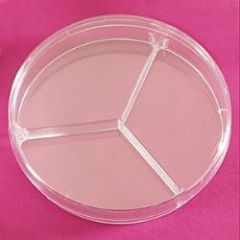 LP Italiana L122318 Petri Kutusu, Plastik PS 90 mm, 3 Bölmeli  Ambalaj Miktarı: 23 Ad.