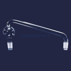 ISOLAB 065.54.029 distilasyon bağlantıları - kondensersiz - sıçrama tutucu - erkek şilif(ler) : NS 29/32 - gövde uzunluğu 350 mm    1 adet = 1 adet