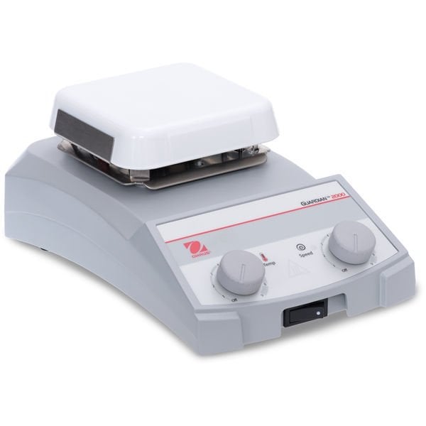 OHAUS e-G21HS04C Isıtıcılı Manyetik Karıştırıcı, 60-1600 rpm, 80-500°C, 15l, 10x10cm, Seramik, Analog