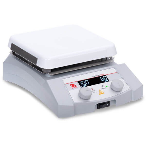 OHAUS e-G31HS07C Isıtıcılı Manyetik Karıştırıcı, 60-1600 rpm, 80-500°C, 15l, 18x18cm, Seramik, Dijital