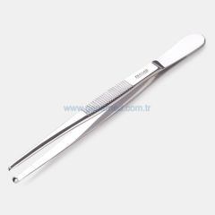 ISOLAB 048.02.115 pens - genel kullanım - küt uçlu/düz - tırtıklı - 115 mm    1 adet = 1 adet