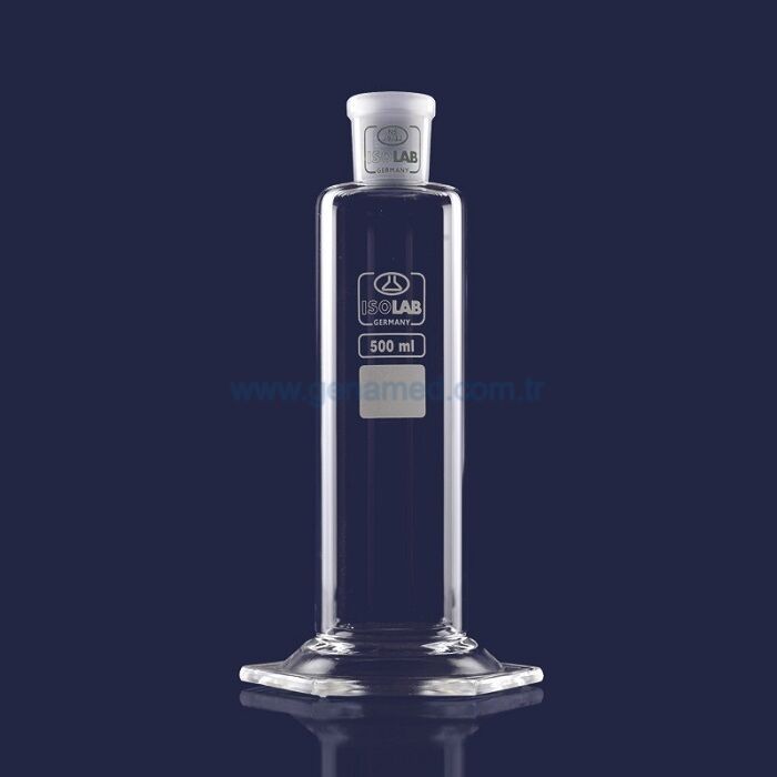 ISOLAB 065.66.901 gaz yıkama şişesi - 1000 ml - dişi şilif 29/32    1 adet = 1 adet