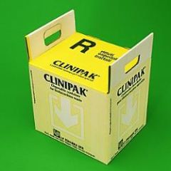 LP Italiana L139696 Tıbbi Atık Kutusu, Clinipak®, 60 Lt.  Ambalaj Miktarı: 220 Ad.