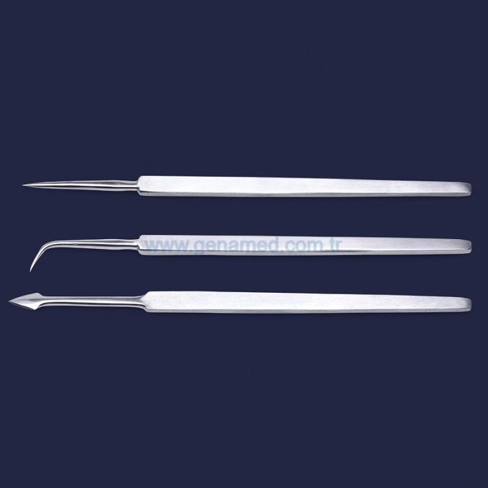 ISOLAB 052.30.001 diseksiyon iğnesi seti    1 paket = 3 adet