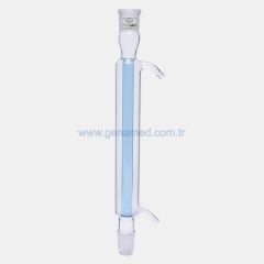ISOLAB 033.11.252 soğutucu - liebig - 250 mm - dişi şilif : NS 24/29 - erkek şilif : NS 24/29 - cam yan kol    1 adet = 1 adet