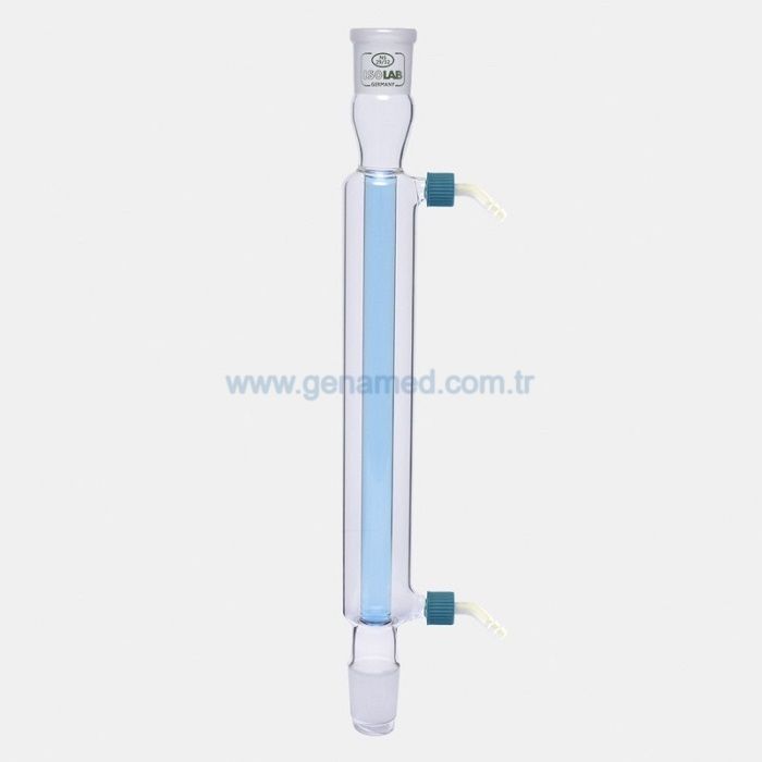 ISOLAB 033.12.250 soğutucu - liebig - 250 mm - dişi şilif : NS 14/23 - erkek şilif : NS 14/23 - P.P yan kol    1 adet = 1 adet