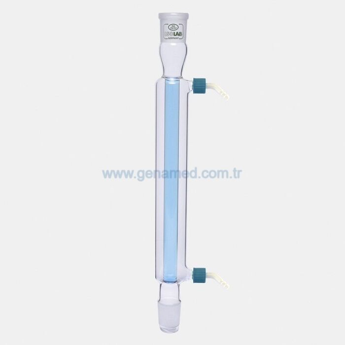 ISOLAB 033.12.252 soğutucu - liebig - 250 mm - dişi şilif : NS 24/29 - erkek şilif : NS 24/29 - P.P yan kol    1 adet = 1 adet