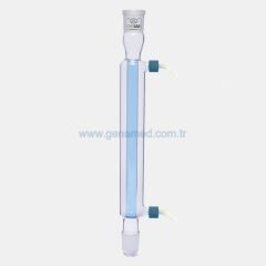 ISOLAB 033.12.252 soğutucu - liebig - 250 mm - dişi şilif : NS 24/29 - erkek şilif : NS 24/29 - P.P yan kol    1 adet = 1 adet