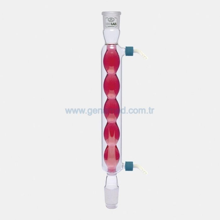 ISOLAB 033.14.250 soğutucu - allihn - 250 mm - dişi şilif : NS 14/23 - erkek şilif : NS 14/23 - P.P yan kol    1 adet = 1 adet