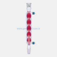 ISOLAB 033.14.252 soğutucu - allihn - 250 mm - dişi şilif : NS 24/29 - erkek şilif : NS 24/29 - P.P yan kol    1 adet = 1 adet