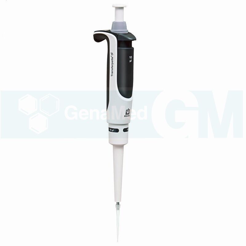 Brand 705808 Transferpette® S Sabit Hacimli Otomatik Pipet, 10 ul