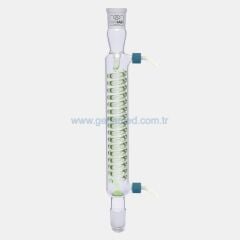 ISOLAB 033.16.403 soğutucu - spiralli - 400 mm - dişi şilif : NS 29/32 - erkek şilif : NS 29/32 - P.P yan kol    1 adet = 1 adet