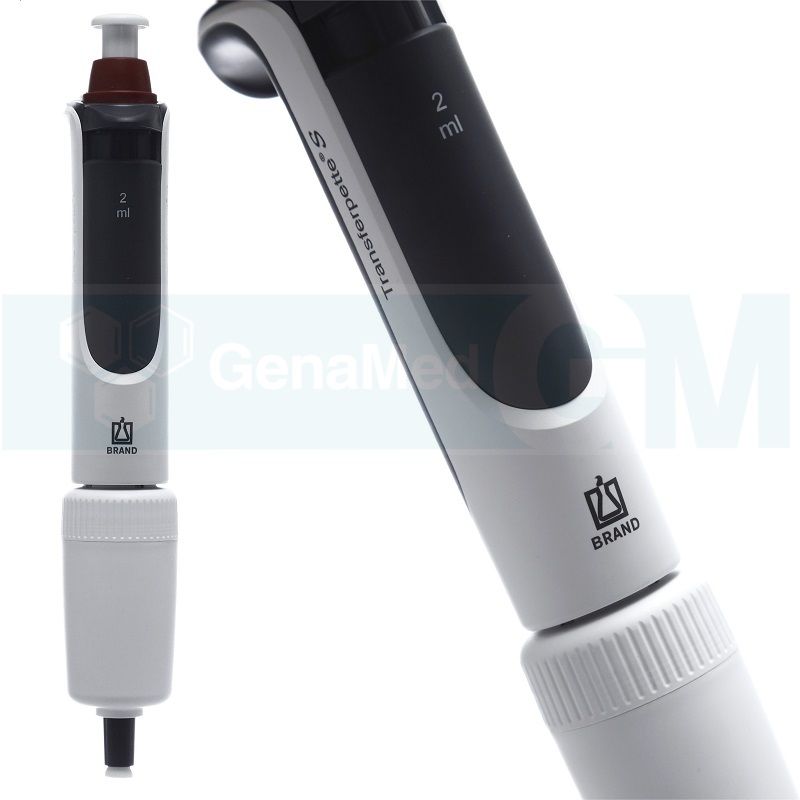 Brand 705864 Transferpette® S Sabit Hacimli Otomatik Pipet, 2000 ul