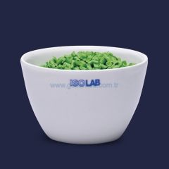 ISOLAB 038.14.L50 kroze - porselen - kısa form - çap 50 mm    1 paket = 6 adet