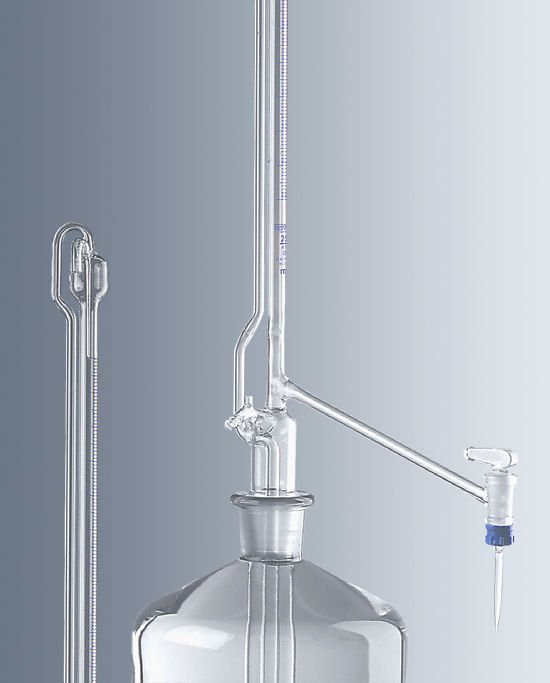 Marienfeld 2522001 Cam Büret, Pellet Modeli, Ara Musluksuz, Şişesiz, AS Sınıfı, 10:0.02 ml   Ambalaj Miktarı: 2 Ad.