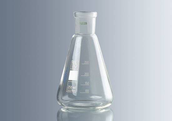 Marienfeld 4310302 Cam Erlenmayer, Şilifli, 25 ml, 14\23  Ambalaj Miktarı: 1 Ad.