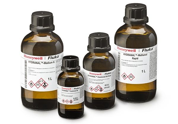Honeywell 34827-6X1L-US  HYDRANAL™ - Composite 1Titrating agent for volumetric one-component Karl Fischer titration (methanol free)  Cas No = 68007-08-9  Ambalaj Miktarı :6 x 1L