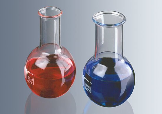 Marienfeld 4110614 Cam Balon, Dibi Düz, Dar Boyunlu, 2000 ml  Ambalaj Miktarı: 1 Ad.