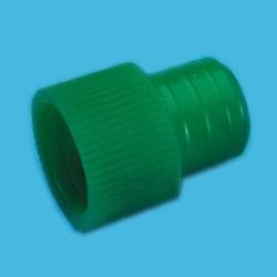 LP Italiana L118134 PE Tüp Kapağı,  12 mm Tüplere Uygun, Yeşil  Ambalaj Miktarı: 500 Ad.