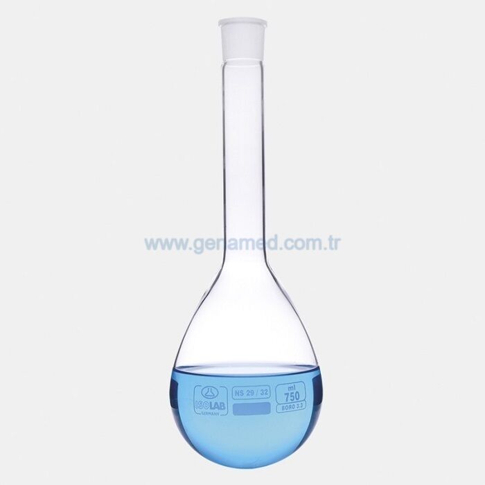 ISOLAB 030.57.500 balon - kjeldahl - 29/32 - 500 ml    1 adet = 1 adet