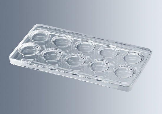 Marienfeld 1800001 Çukur Lam, Boerner Modeli, 10 Kuyucuklu, 4 mm  Ambalaj Miktarı: 6 Ad.