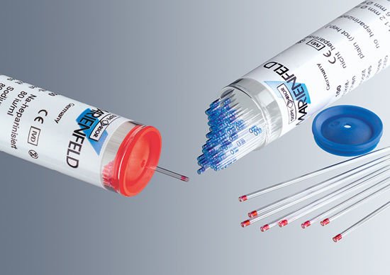 Marienfeld 2900001 Hematokrit Tüpü, Cam, Heparinsiz, 60 µl (CE)  Ambalaj Miktarı: 100 Ad.