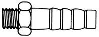 Millipore XX2504705 Hortum adaptörü, paslanmaz çelik, manifold için  Ambalaj Miktarı: 1 Ad.