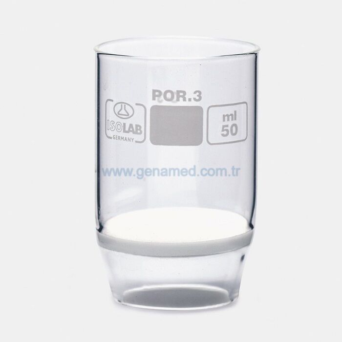 ISOLAB 043.02.031 kroze - gooch - sinter cam filtreli - 1D - por 1 - 30ml    1 adet = 1 adet