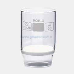 ISOLAB 043.02.031 kroze - gooch - sinter cam filtreli - 1D - por 1 - 30ml    1 adet = 1 adet