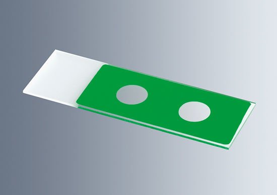 Marienfeld 1215673 Baskılı Lam, 2 Kuyucuklu,  11 mm, Yeşil  Ambalaj Miktarı: 200 Ad.