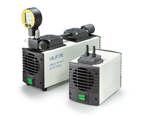 Millipore SD1P014M04 Millivac Maxi vakum pompası, 230 V 50 Hz  Ambalaj Miktarı: 1 Ad.