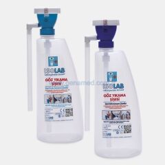 ISOLAB 069.05.T66 göz yıkama şişesi - 660 ml -  boş    1 adet = 1 adet