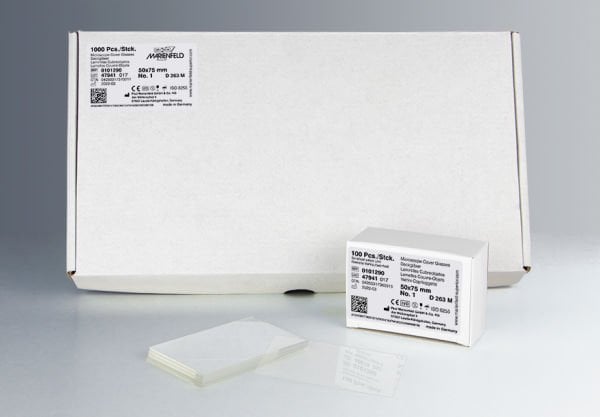 Marienfeld 102242 Lamel No:1.5, 24x60 mm, 100'lük Menteşe Kapaklı Kutuda  Ambalaj Miktarı: 1000 Ad.