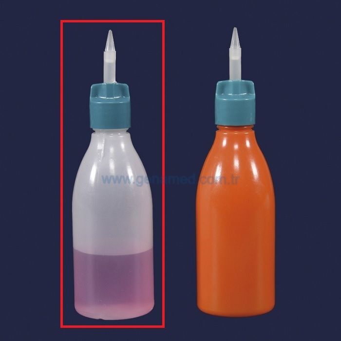 ISOLAB 062.04.100 şişe - damlatma - P.E - şeffaf - 100 ml    1 adet = 1 adet
