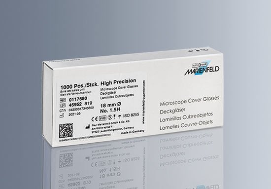 Marienfeld 107052 Lamel No:1,5H, 22x22 mm, 0,17mm, 200 lük  Ambalaj Miktarı: 2000 Ad.