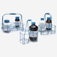 ISOLAB 062.66.500 şişe sepeti - tel - 500 ml şişeler için    1 adet = 1 adet