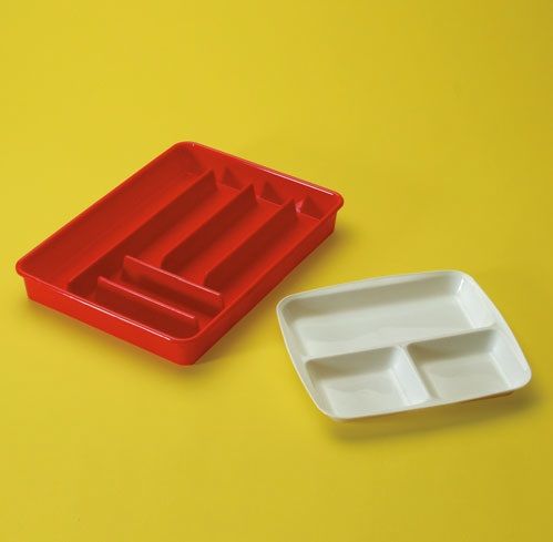 LP Italiana L292007 PP Tepsi, 265x240x30 mm, 3 Bölmeli  Ambalaj Miktarı: 1 Ad.