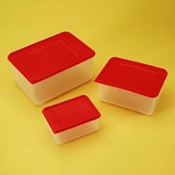 LP Italiana L292072 PP Dondurucu Kabı, 3'lü Set, 1-2-3.5 Lt.  Ambalaj Miktarı: 1 Ad.