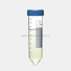 ISOLAB 078.02.004 tüp - santrfüj - P.P - vidalı kapaklı - 50 ml - DNA/RNA free - gamma steril - tekli ambalaj    1 paket = 50 adet