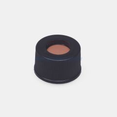 ISOLAB 096.00.002 kapak + septa - N8 - silikon/PTFE - yarıklı    1 paket = 100 adet