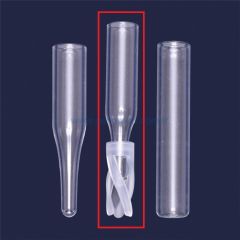 ISOLAB 097.05.111 insert - 0,1 ml - P.P yaylı -dış çap: 5,7 mm, dış yükseklik: 29,0 mm – N9 vialler için    1 paket = 100 adet