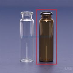 ISOLAB 097.03.002 vial - head space - N20 - 10 ml - amber    1 paket = 100 adet