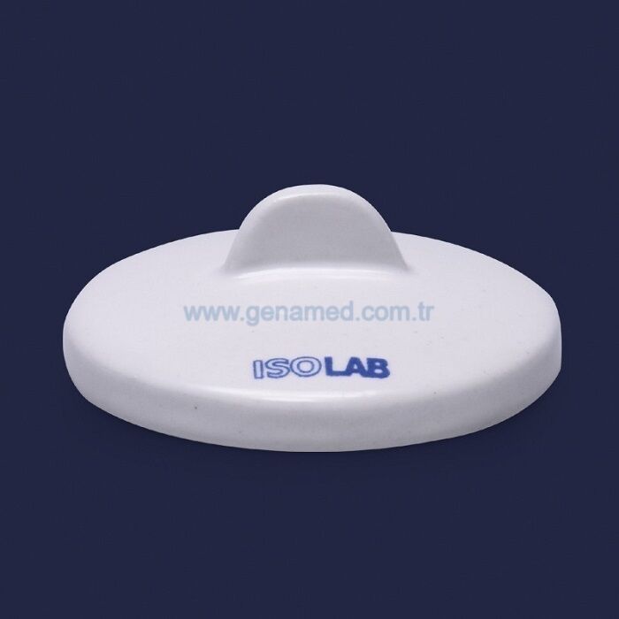 ISOLAB 038.19.046 kroze kapağı - porselen - çap 46 mm    1 paket = 6 adet