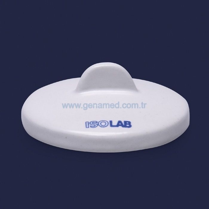 ISOLAB 038.19.052 kroze kapağı - porselen - çap 52 mm    1 paket = 6 adet